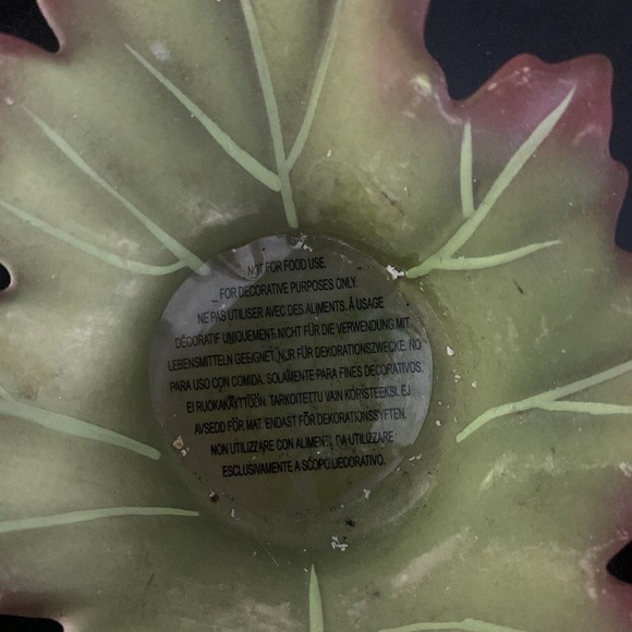 PartyLite Whispering Leaves Candle Holders Fall Autumn 6 Pieces Bisque oak maple - Picture 14 of 16